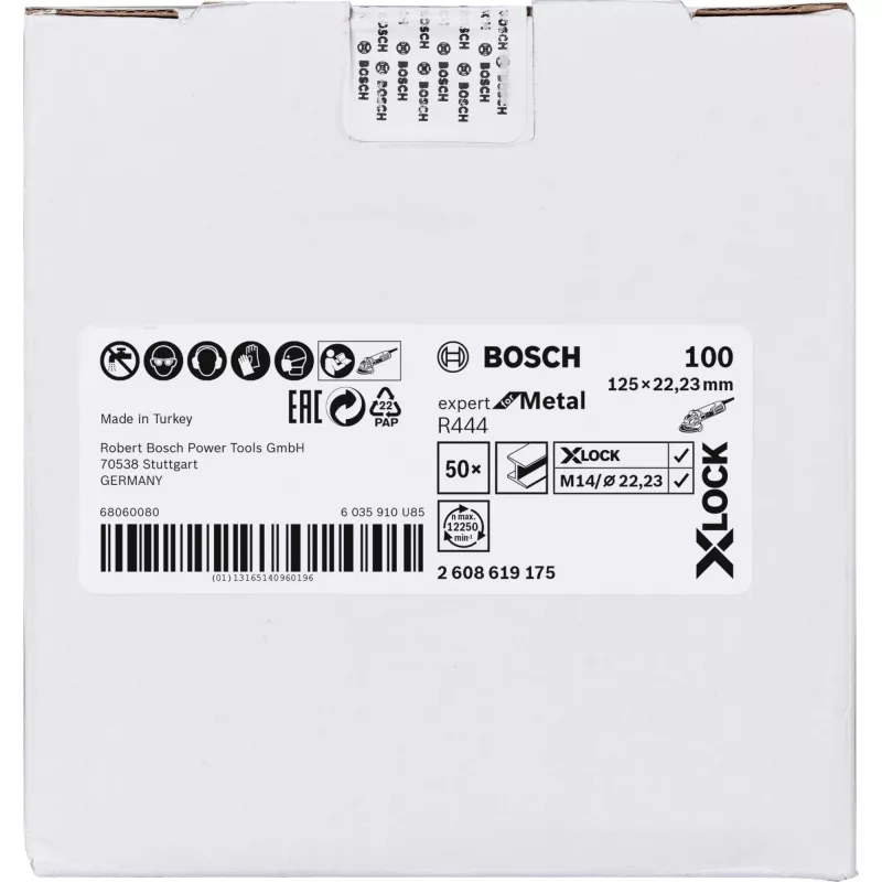 Bosch 2 608 619 175 rotary tool grinding/sanding supply Steel Sanding disc