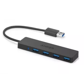 USB Hub Anker Innovations A7516016 USB 3.2 Gen 1 Type-A 5000 Mbit/s Black