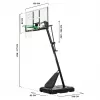 Stand for Basketball Hoop Salta Guard 138 x (296–371) x 240 cm, model 5134