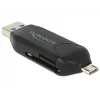 Card Reader DeLOCK 91734 USB/Micro-USB Black