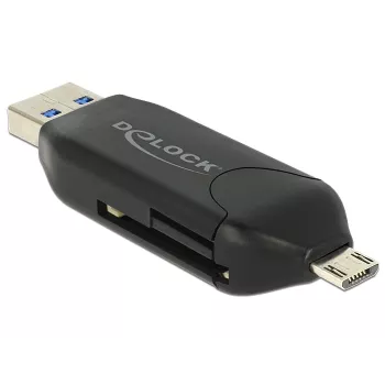 Card Reader DeLOCK 91734 USB/Micro-USB Black