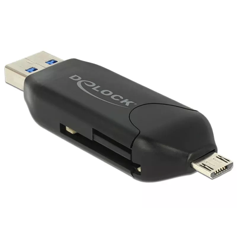 Card Reader DeLOCK 91734 USB/Micro-USB Black