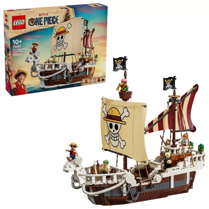 LEGO set The Going Merry Pirate Ship 75639 — One Piece brick model