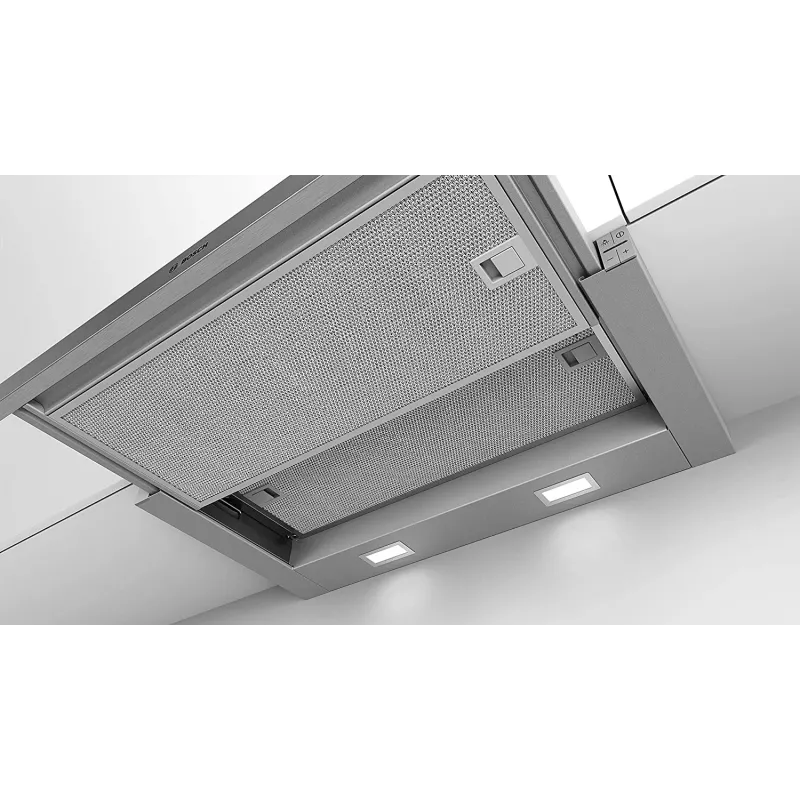 Bosch Serie 4 DFL064A52 cooker hood Semi built-in (pull out) Stainless steel 271 m³/h