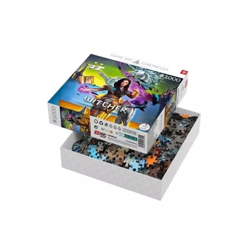 Good Loot Game Art Chronicles Puzzle: The Witcher Yennefer & Salvador Dali (1000 elements)