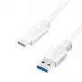 Logilink - USB Cable - USB Type A (W) to USB-C (M) - USB 3.2 Gen 1 - 3 A - 2 m - Black (CU0176)