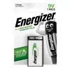 Energizer NiMH Rechargeable 9V PP3 Battery 175mAh Single Pack