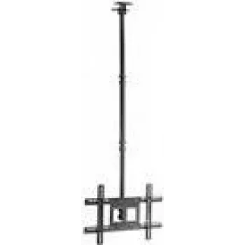 Vision Techmount VFM-C6X4/V2 - Mounting Kit (Ceiling Mount) for LCD-Display (extendable) - Steel - Black - Screen Size: 94-190.5 cm (37-75)