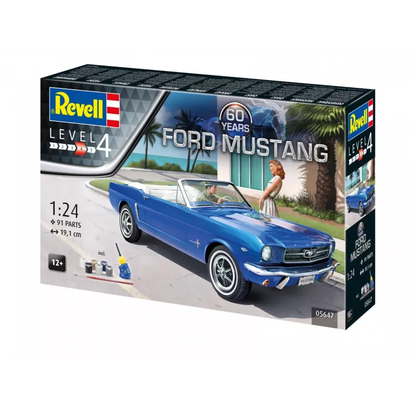 60th Anniversary Ford Mustang 1/24 Gift Set