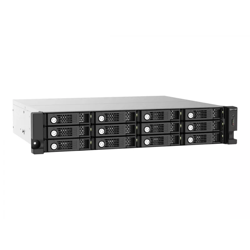 QNAP TL-R1220Sep-RP HDD/SSD enclosure Black, Grey 2.5/3.5 inch