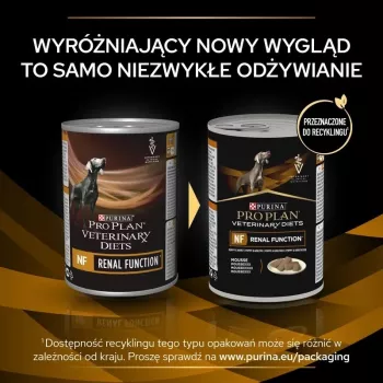 Wet dog food PURINA Pro Plan Veterinary Diets NF Renal Function therapeutic, pork, 400 g can