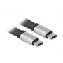 USB Cable DeLOCK 85926 USB 3.2 Gen 2 0.22 m USB C Black Silver