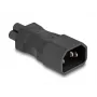 DeLOCK Netzadapter IEC 60320 C14 to C5 Plug Socket 2.5 A Straight Black