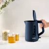 Electric kettle Tefal KO2M0410 — 1.7 L, 2400 W, blue, water level indicator, anti-calc filter