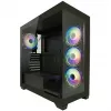 LC-Power Enclosure MidiTower 715B black USB3.2/Audio o.Power Supply SEAMLESS_X (LC-715B-ON)