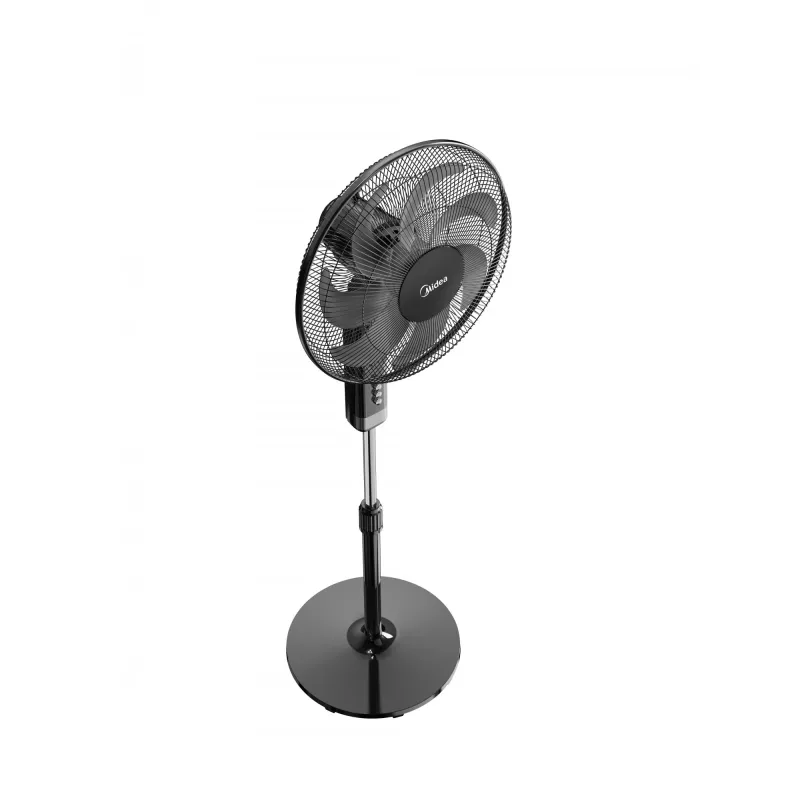 Floor blade fan Midea FS40-23MT — 3 speeds, timer 2 h, 50 W, 220–240 V, white, 1300 mm height