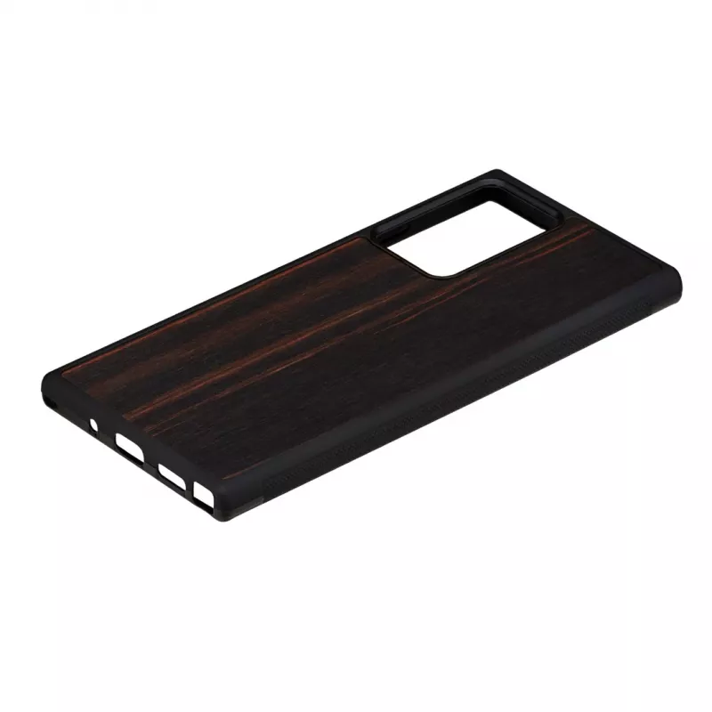 Protective phone case man and wood for Samsung Galaxy Note 20 Ultra — ebony black