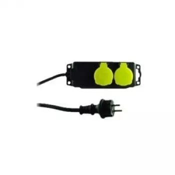 Power extension REV 0512467555 1.4 m 2 AC outlet(s) Outdoor Black Green