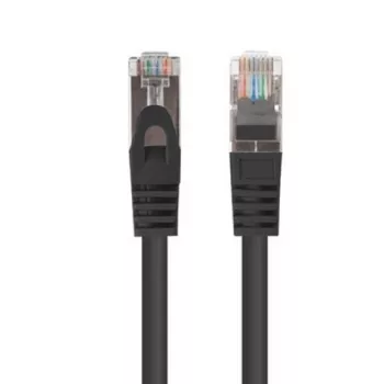 Lanberg Cable Patch Cat.6 Ftp 0,5 M Black Fluke Passato Confezione Da 10 Pezzi (F/UTP, CAT6, 0.50m), Cable Di Rete