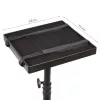 Portable adjustable projector stand MACLEAN MC-920, height up to 1.2 m, lightweight tripod mount