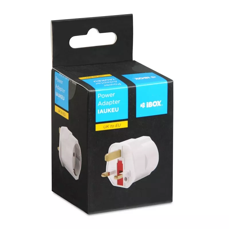 iBOX UK/EU Plug Adapter IAUKEU