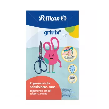 Scissors Pelikan model 819145 universal straight cut for children, 140 mm, blue