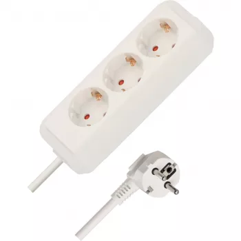 Power Extension Brennenstuhl Eco-Line 5m 3 AC Outlets White