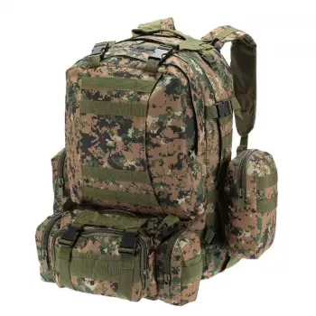 Extralink Military Backpack Tactical 4-in-1 School Travel Survival Bag 50L MIL-668
