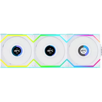 Lian Li UNI FAN SL Wireless LCD ARGB 120mm White 3-Pack