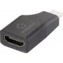 Renkforce RF-6418168 USB-C® / HDMI Adapter [1x USB-C® Plug - 1x HDMI-Socket] Black (RF-6418168)
