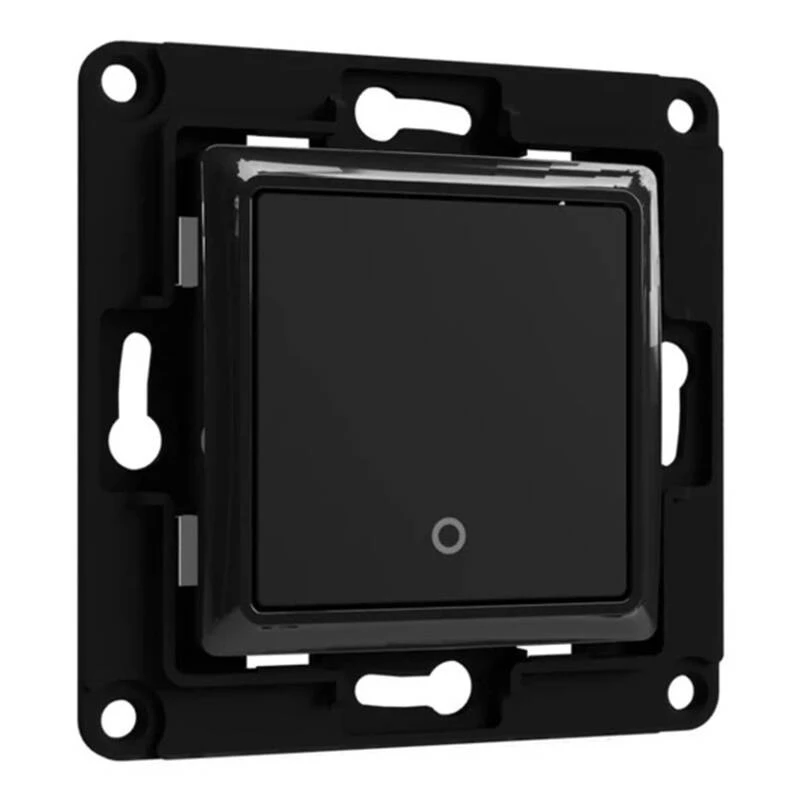 Light Switch Shelly Wall Switch 1 Black