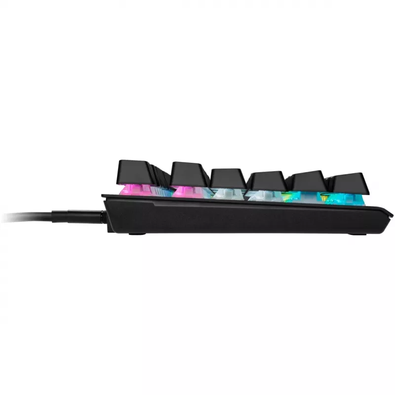 Corsair K60 PRO TKL Optical-Mechanical Gaming Keyboard, OPX Switches, RGB, Black