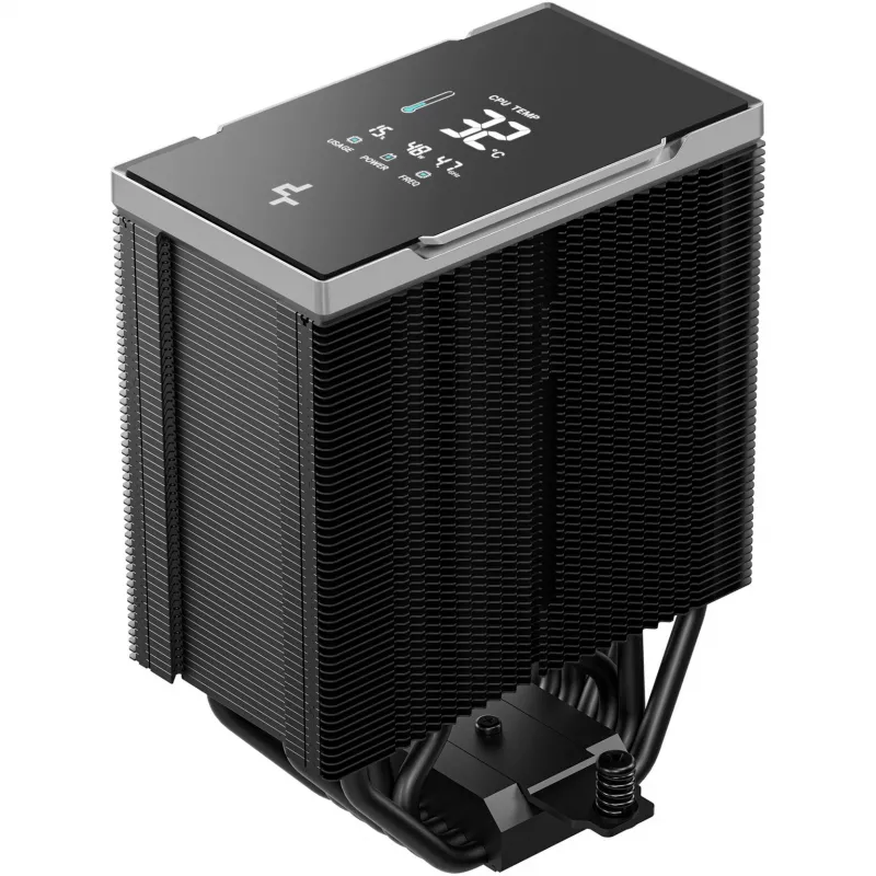 Air cooler DeepCool AK700 Digital NYX, 120 mm fan, max air pressure 5.13 mmH2O, 98×126×157 mm, black