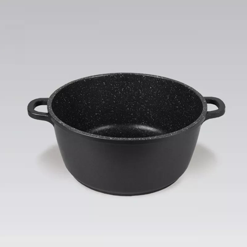Maestro MR-4624C Pot with lid 24 cm 4 l Black