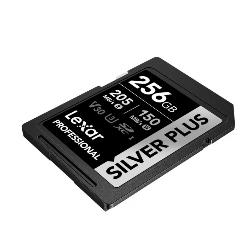 Flash Memory Lexar 256GB UHS-I SDXC SilverP