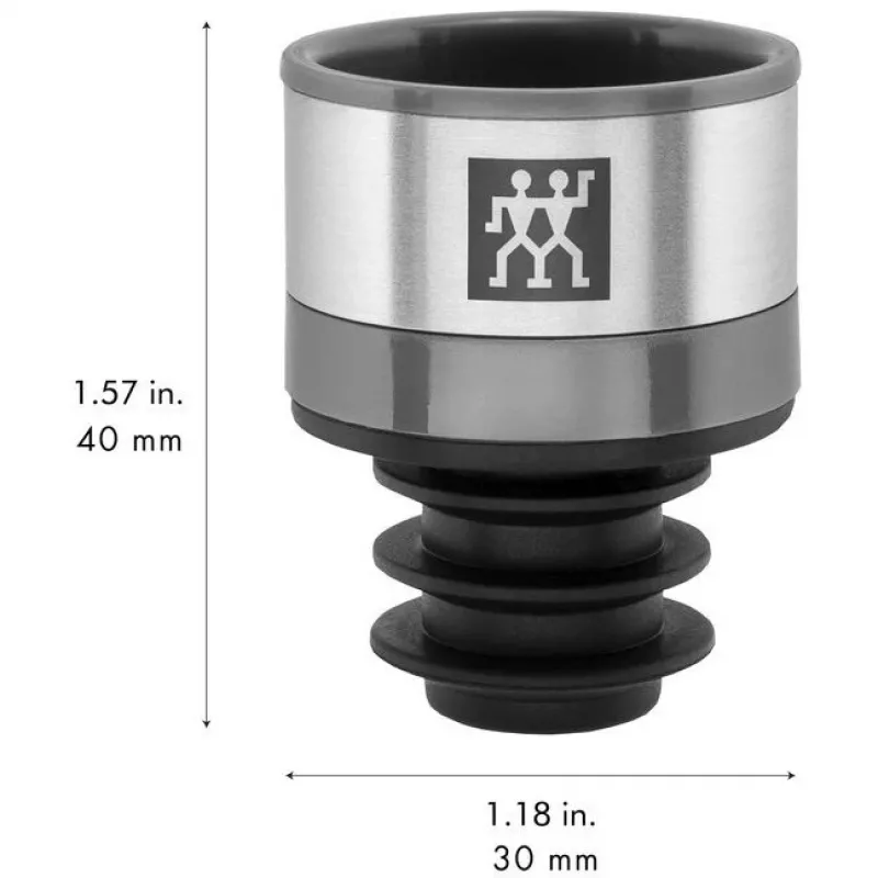 Wine preserving pump ZWILLING Fresh & Save 36802-000-0 — grey, plastic, 40 mm height, 3 cm diameter
