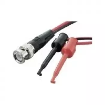 Voltcraft BNC-Test Lead [ BNC-Plug - Grabber Clips] 0.8 m Black, Red BNC-2 x IC Clip Test Probe (KC300I)