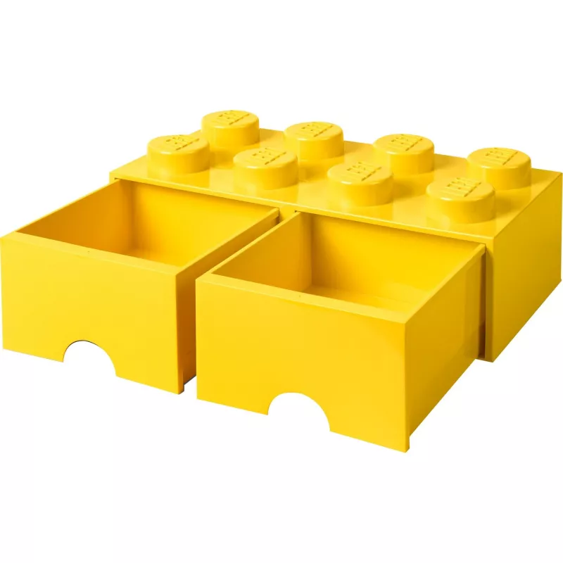 LEGO Drawer Brick 8 — yellow (model 40061732) storage drawer for bricks and small parts
