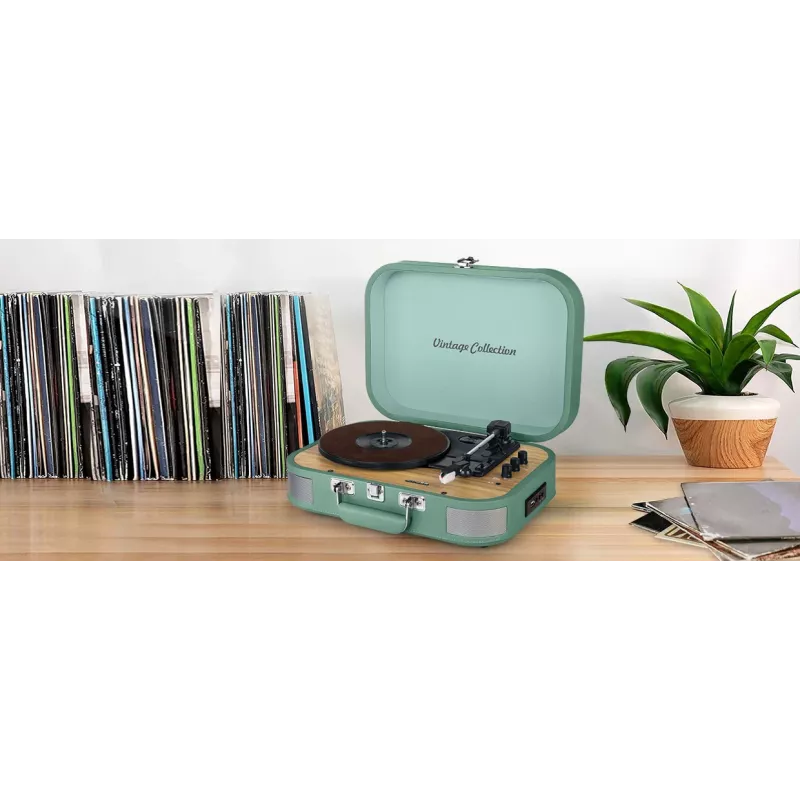 Muse Vintage Collection MT-201 WG Digital Player Pladespiller Digital optager Bluetooth-Audio Receiver 10Watt
