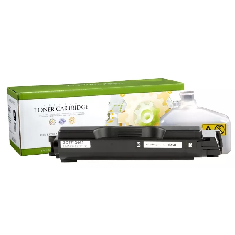STATIC Toner cartridge compatible with Kyocera TK-590K black compatible 7.000 pages