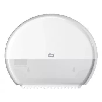 Paper towel dispenser Tork Mini Jumbo Roll 132×345×275 mm, white, MPN 555000