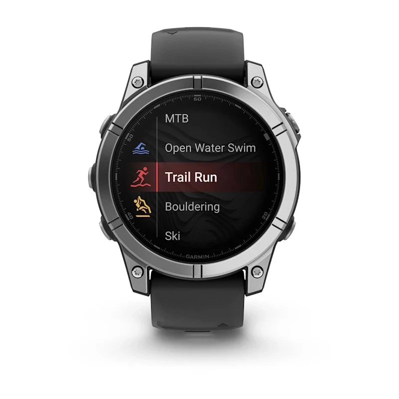 Garmin Fenix E 3.3 cm (1.3) AMOLED 47 mm Digital 416 × 416 pixels Touchscreen Stainless steel Wi-Fi GPS (satellite)