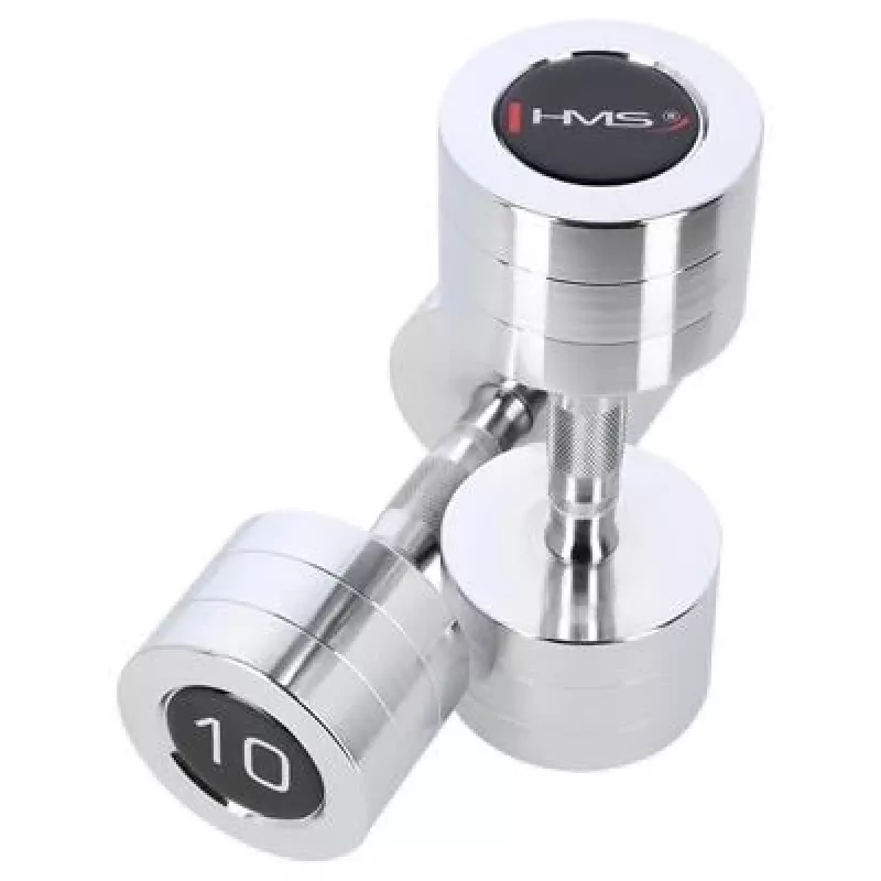 Chrome dumbbells 2x10 kg HMS CHD10