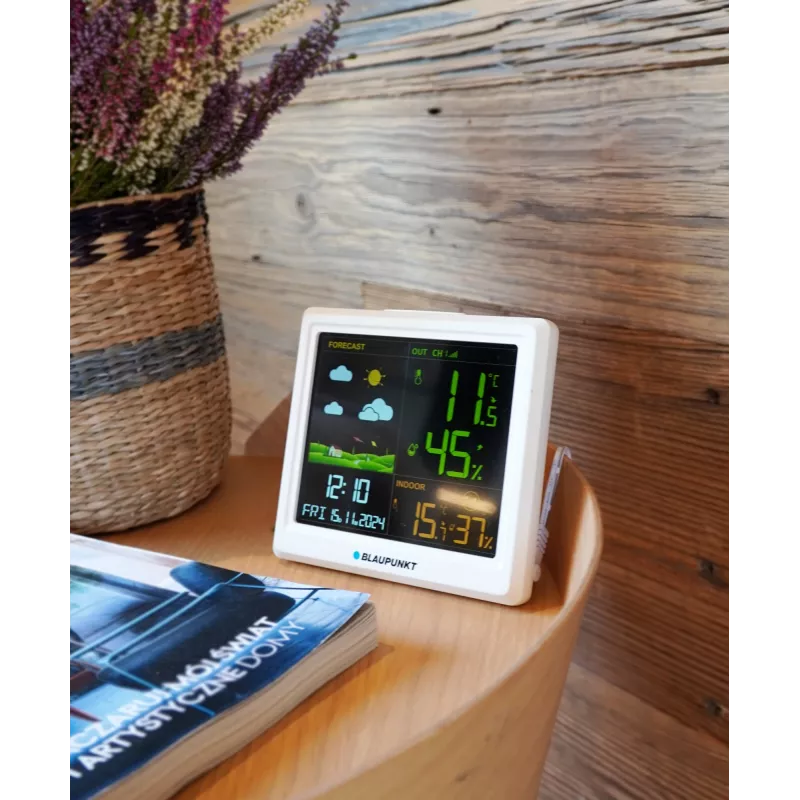Weather Station BLAUPUNKT WS25WH — indoor/outdoor measurements, wireless sensors