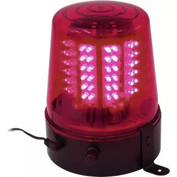 LED police light EUROLITE 108 LEDs red — emergency vehicle warning lamp, 108 red LEDs