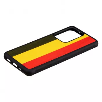 Phone case Man and Wood for Samsung Galaxy S20 Ultra — reggae black