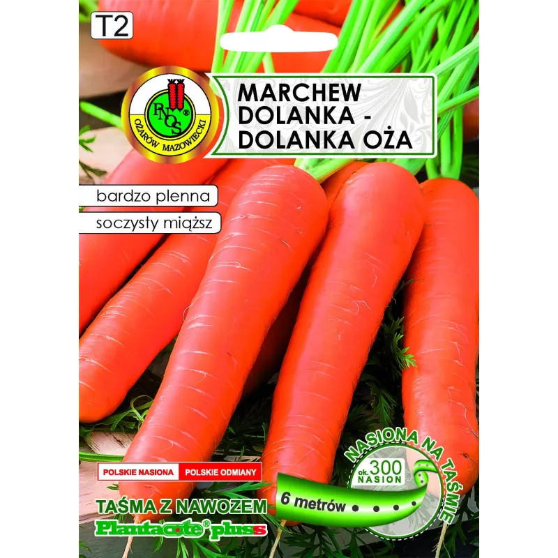 Apte Marchew Dolanka 6 m tape with Platnacote fertilizer — late variety