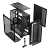 PC Case MODECOM VOLCANO EXPANSE T Midi Tower, tempered glass, USB-C, supports micro ATX, GPU up to 430 mm, CPU cooler up to 180 mm, 3x3.5 inch bays, 2x2.5 inch, black