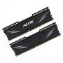 Desktop DDR4 RAM AFOX 2×16GB 3200MHz CL16 1.35V Unbuffered (32GB, XMP2, Rank1, Black)