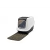 Covered cat litter box Savic Nestor White-Black 56×39×38.5 cm, plastic